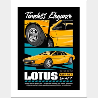 Vintage Lotus Car Posters and Art